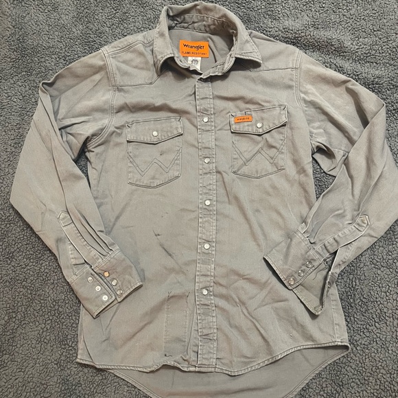 Wrangler Other - Mens wrangler FR work shirt